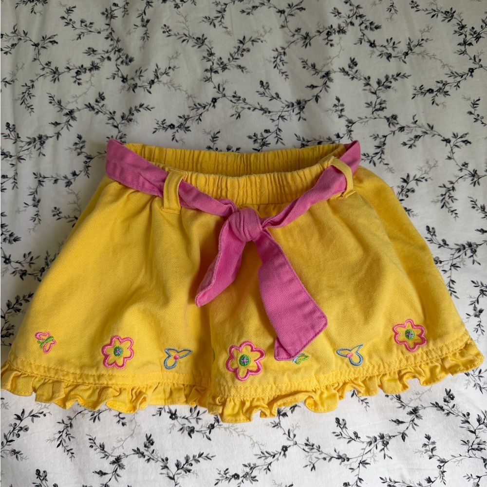 McKids Yellow Toddler Skirt